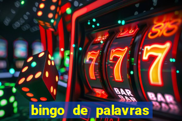 bingo de palavras cha de bebe